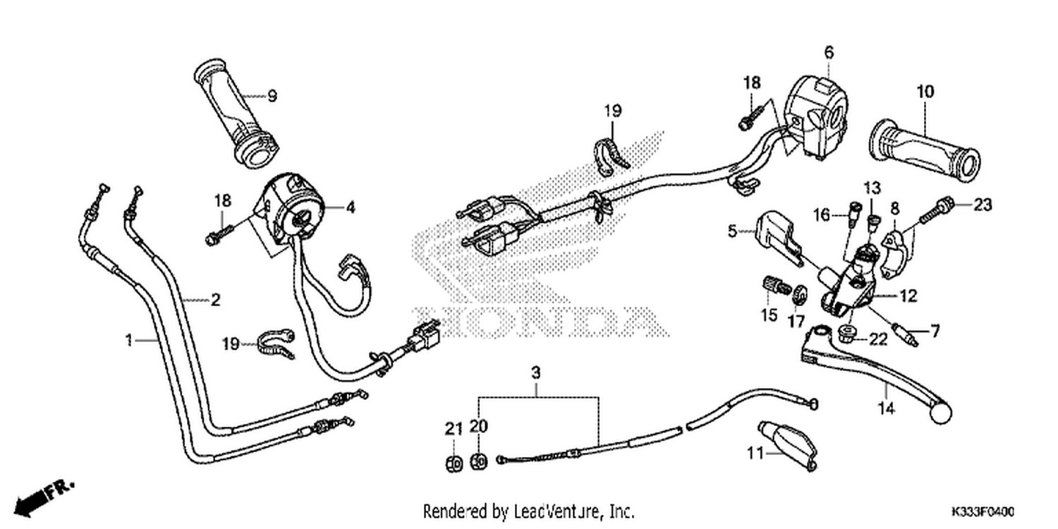  HANDLE LEVER/ SWI TCH/ CABLE