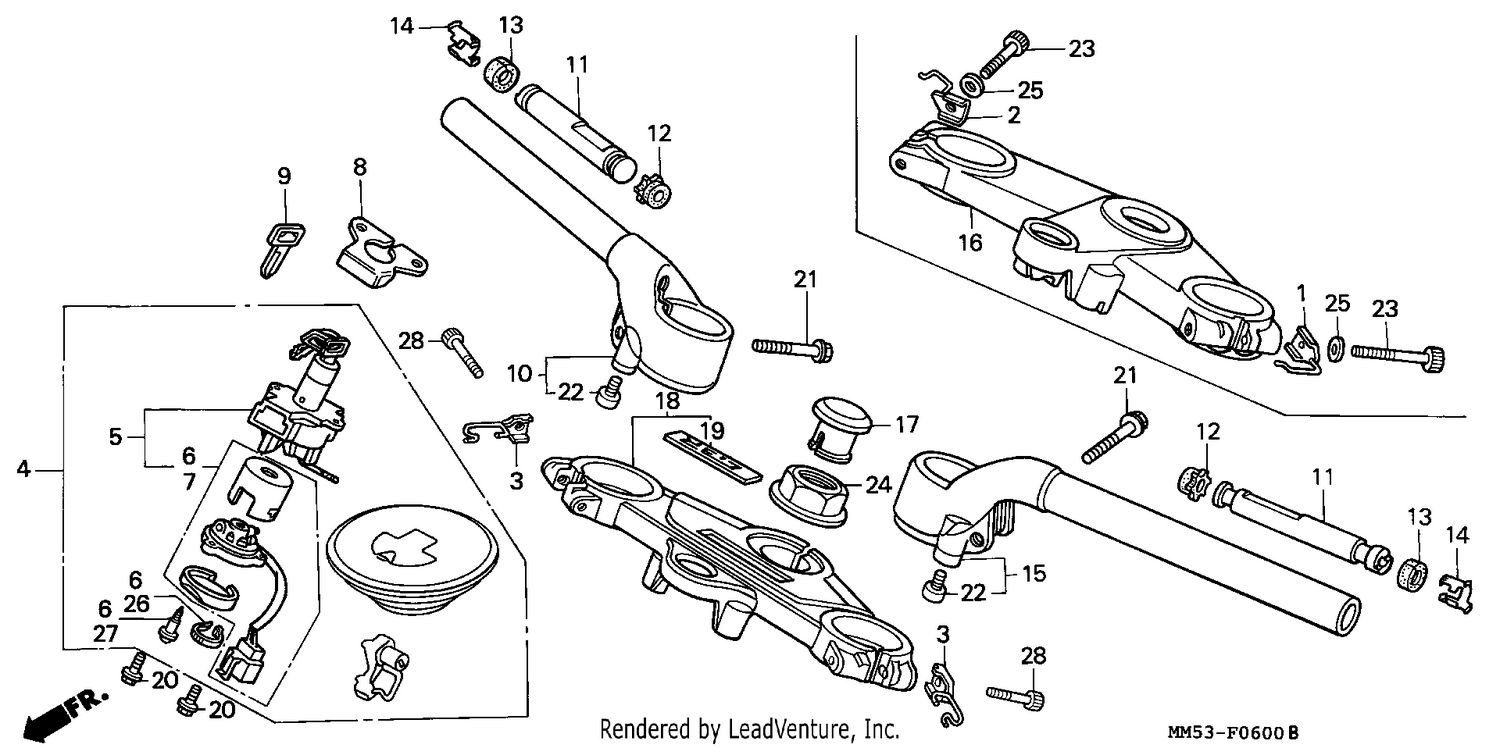 HANDLE PIPE/TOP BRIDGE