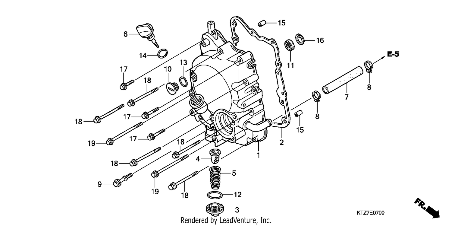 RIGHT CRANKCASE COVER