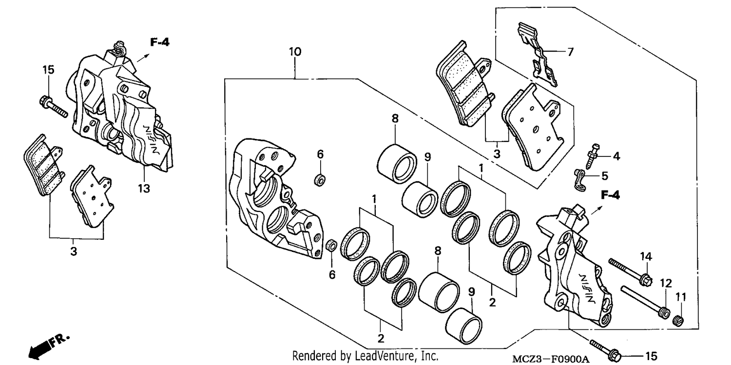 FRONT BRAKE CALIPER