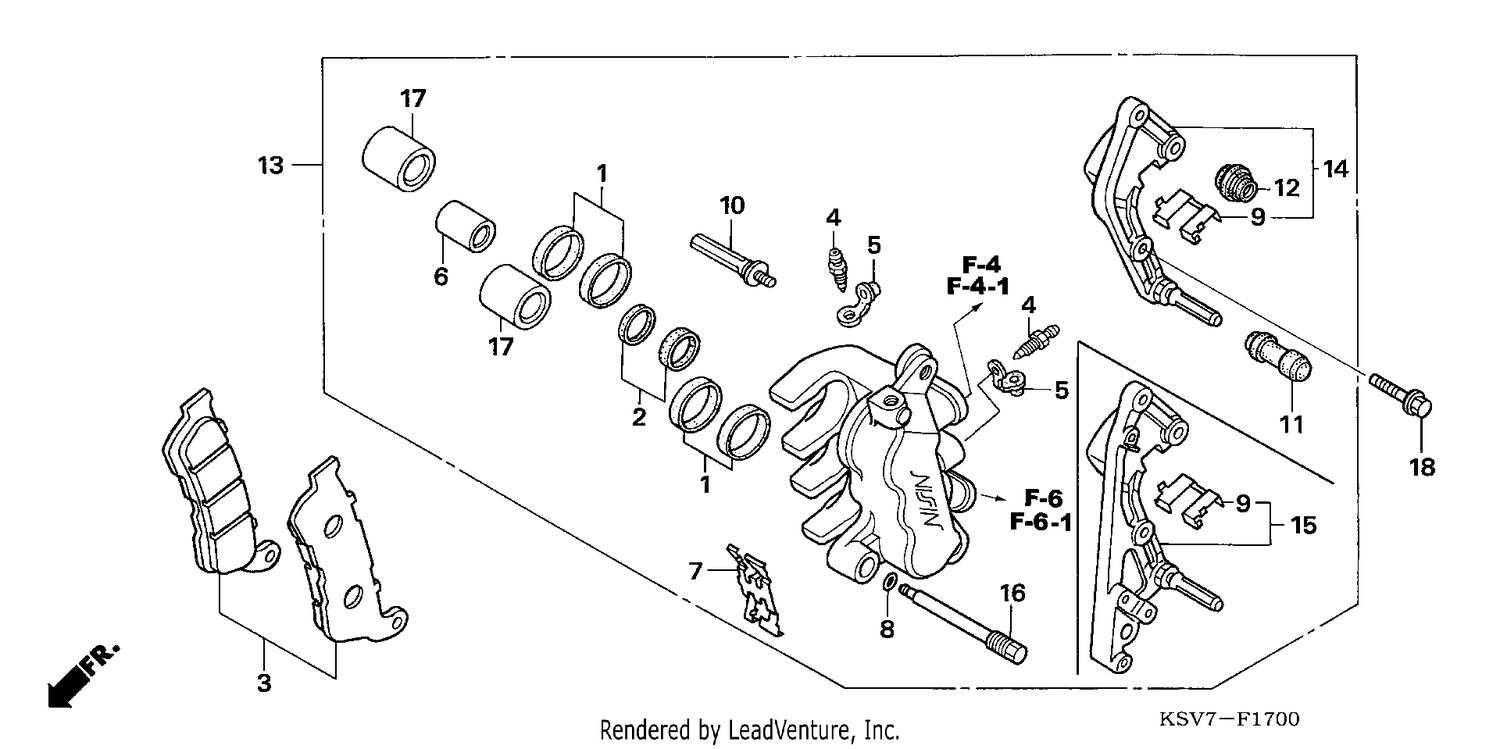 FRONT BRAKE CALIPER