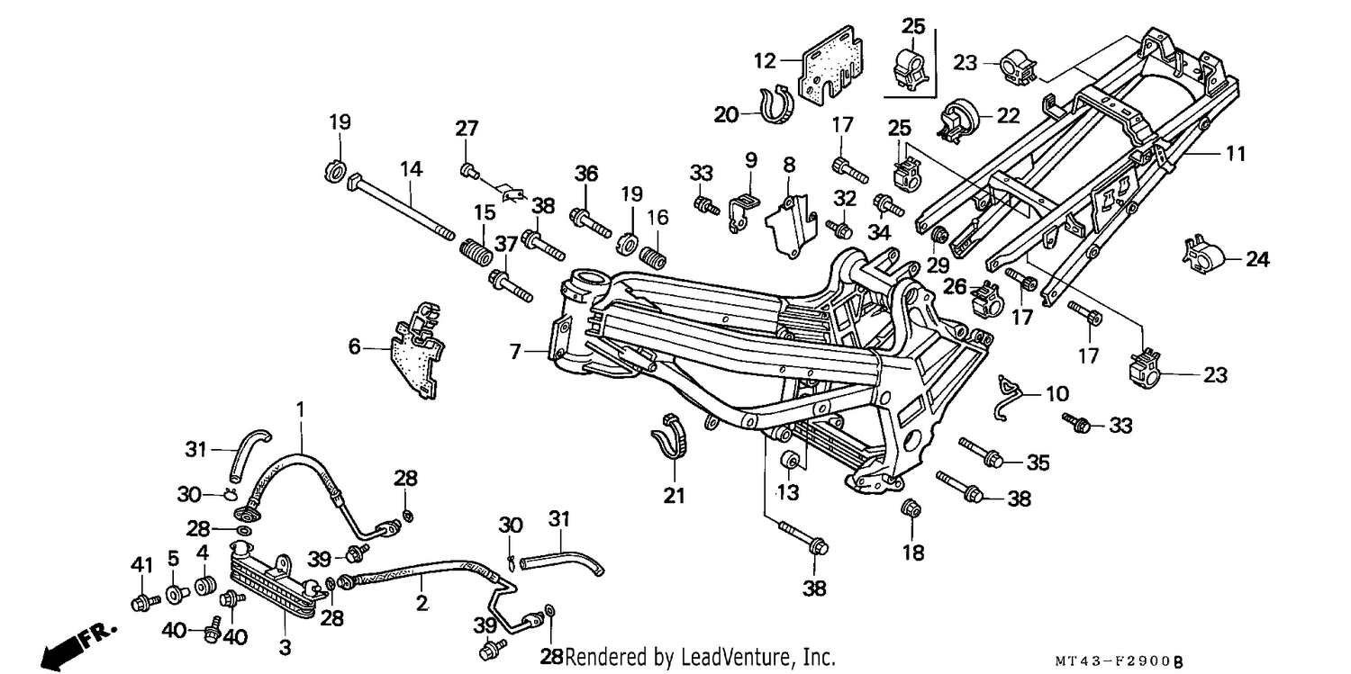 FRAME BODY (VFR750FL/FM/FN/FP)