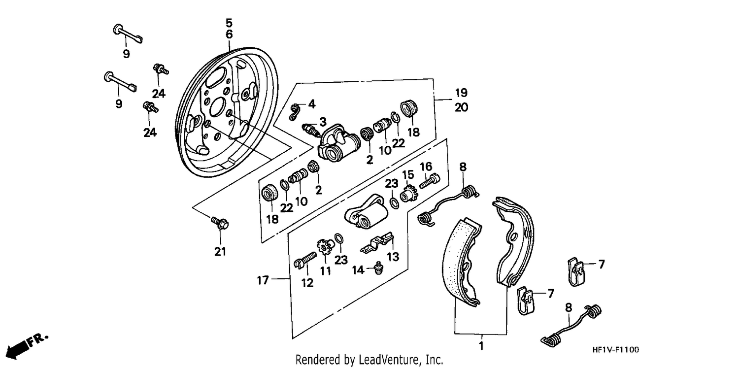 FRONT BRAKE PANEL