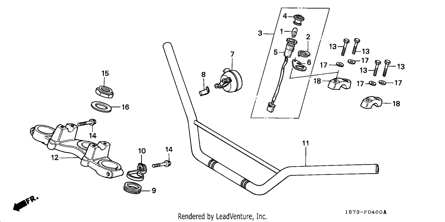 HANDLE PIPE/TOP BRIDGE