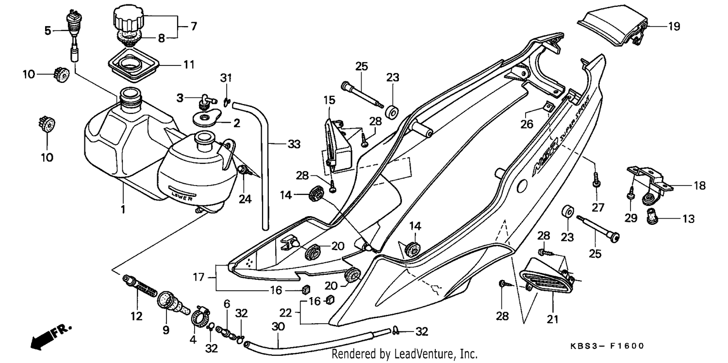 SIDE COVER/OIL TANK