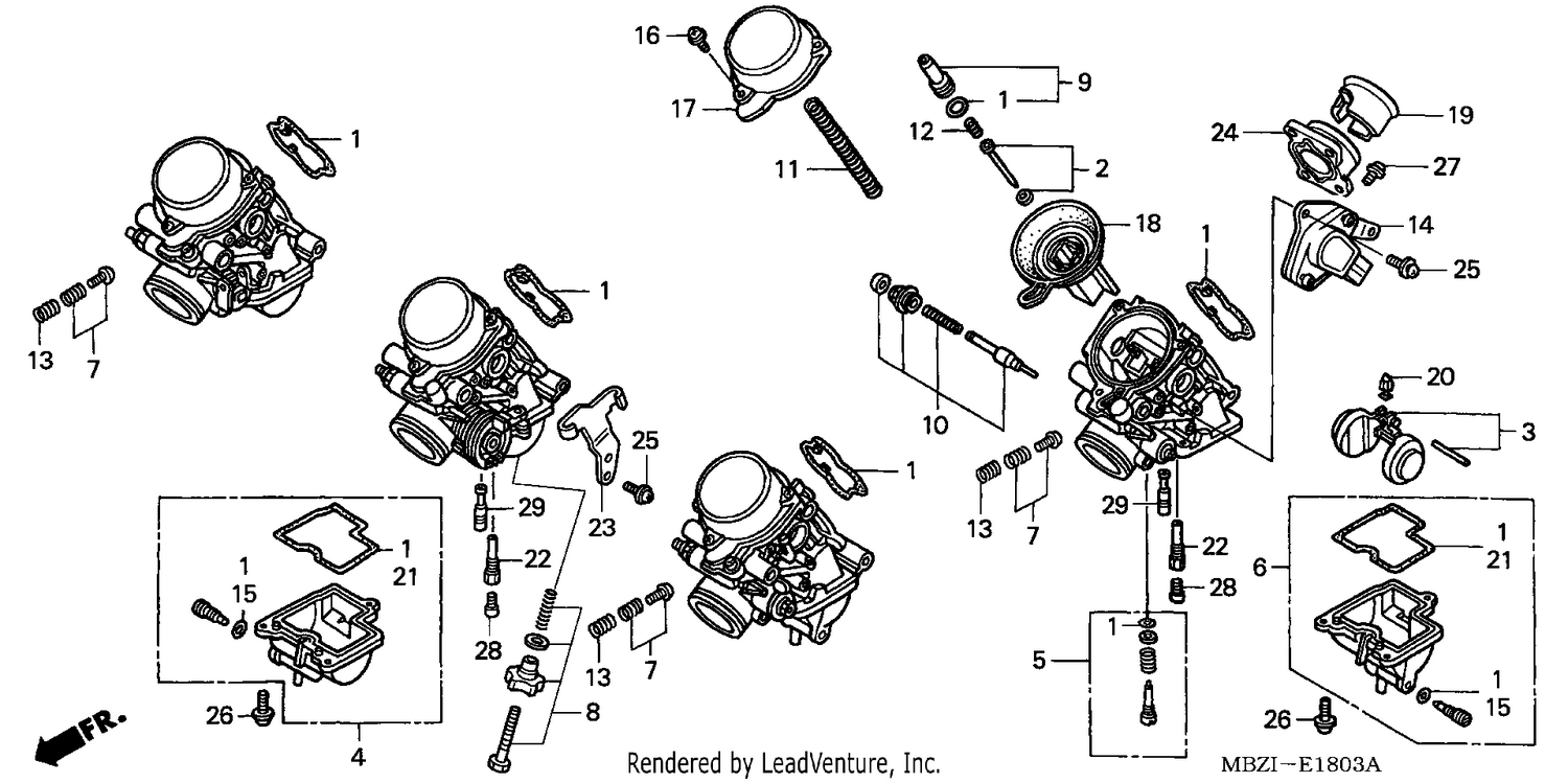 CARBURETOR (COMPONENT PARTS) (2)