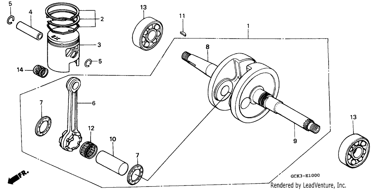 CRANKSHAFT/PISTON
