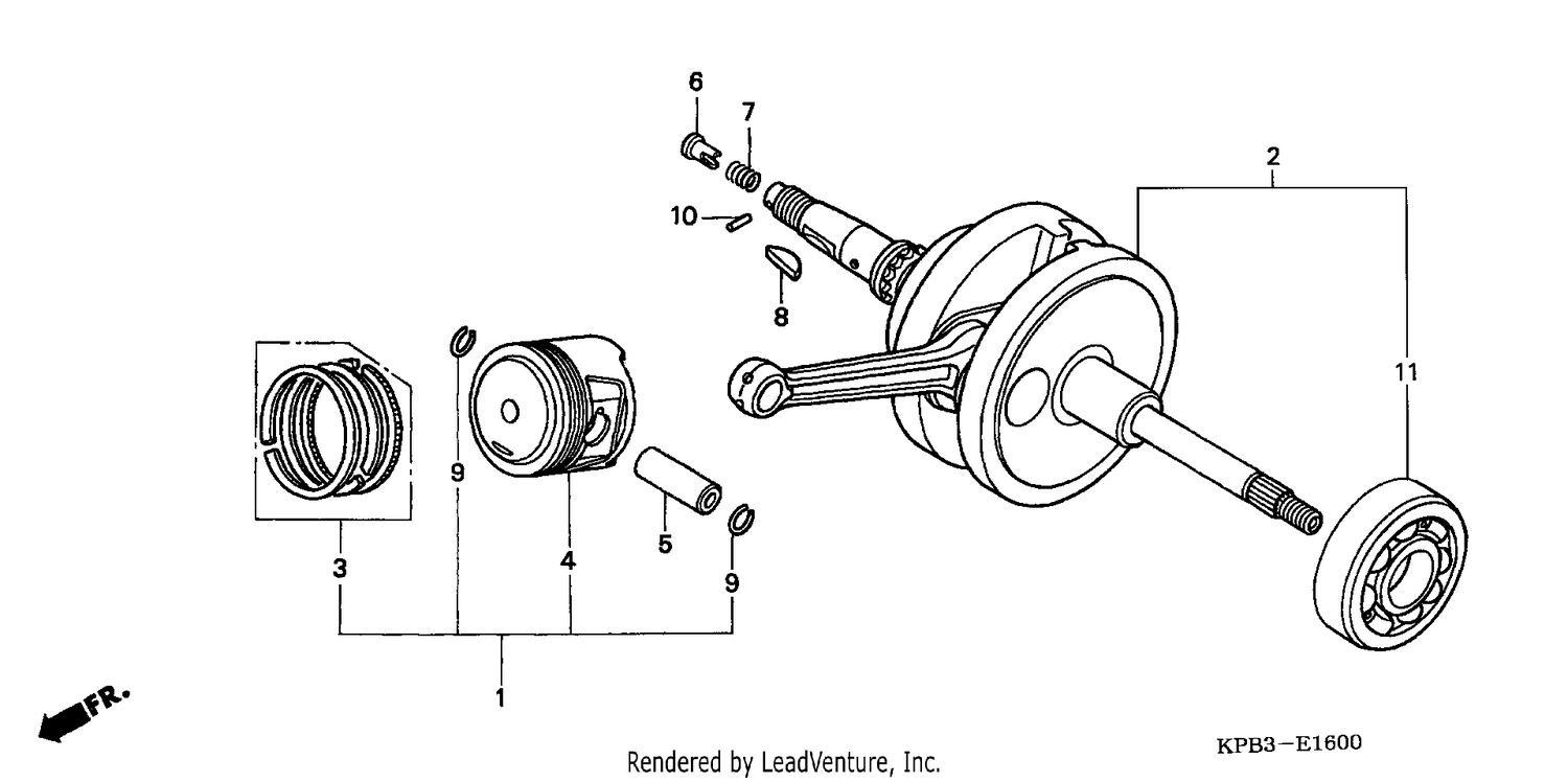 CRANKSHAFT/PISTON (NSS2501/NSS250A)