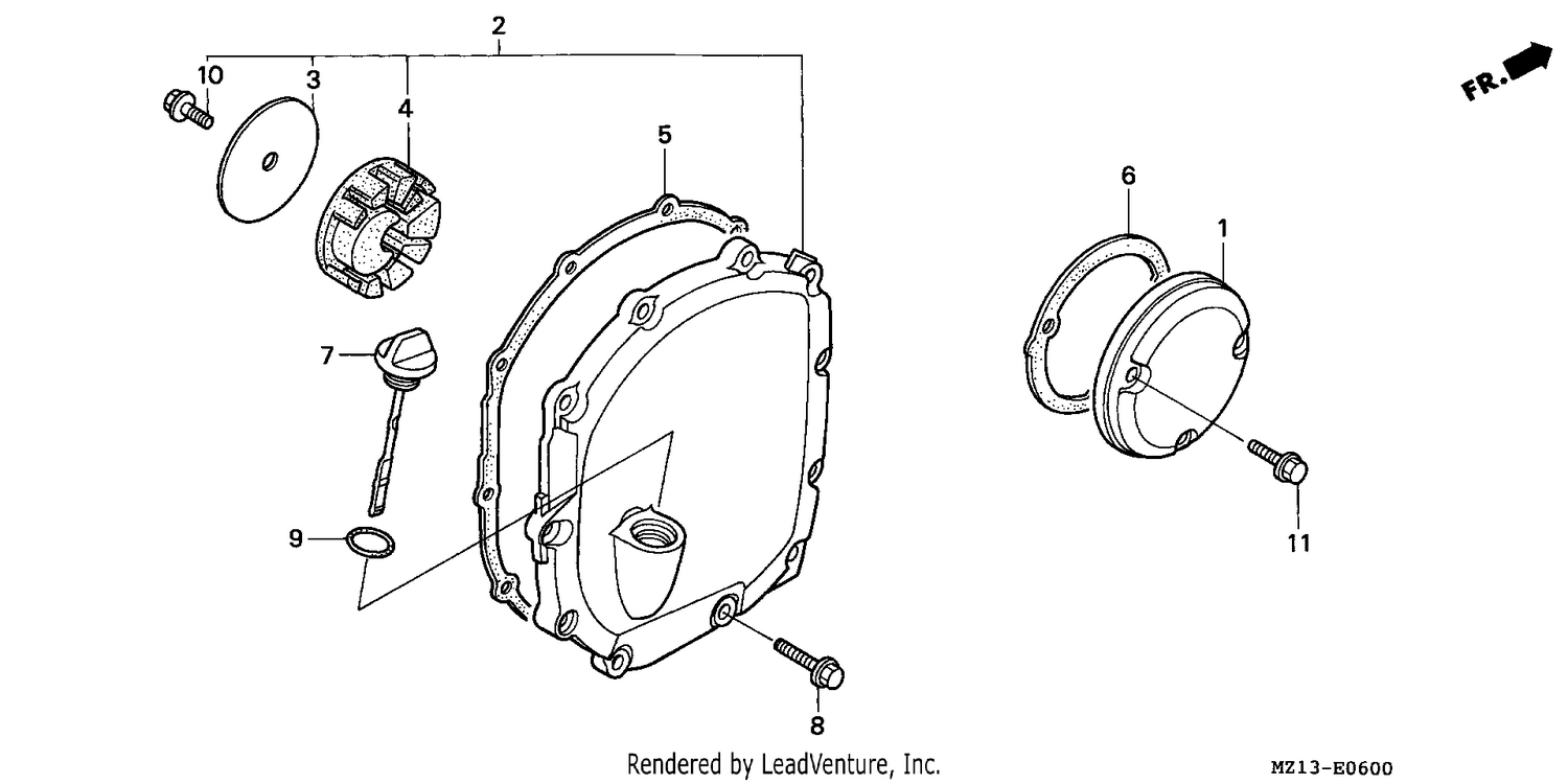 RIGHT CRANKCASE COVER