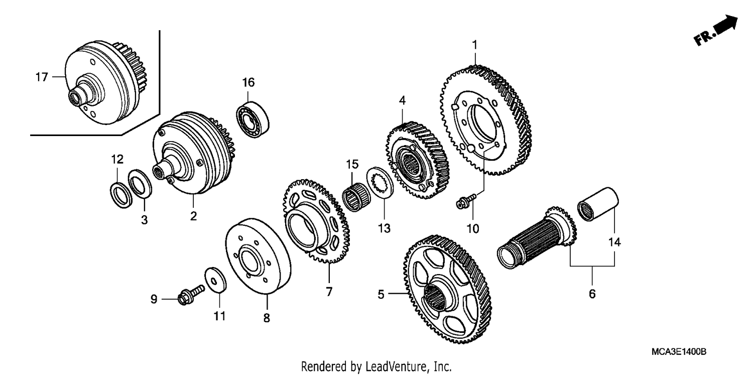 PRIMARY DRIVE GEAR