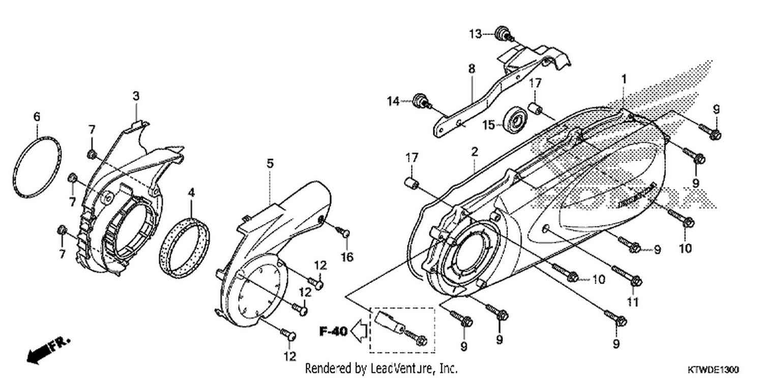  LEFT CRANKCASE COVER