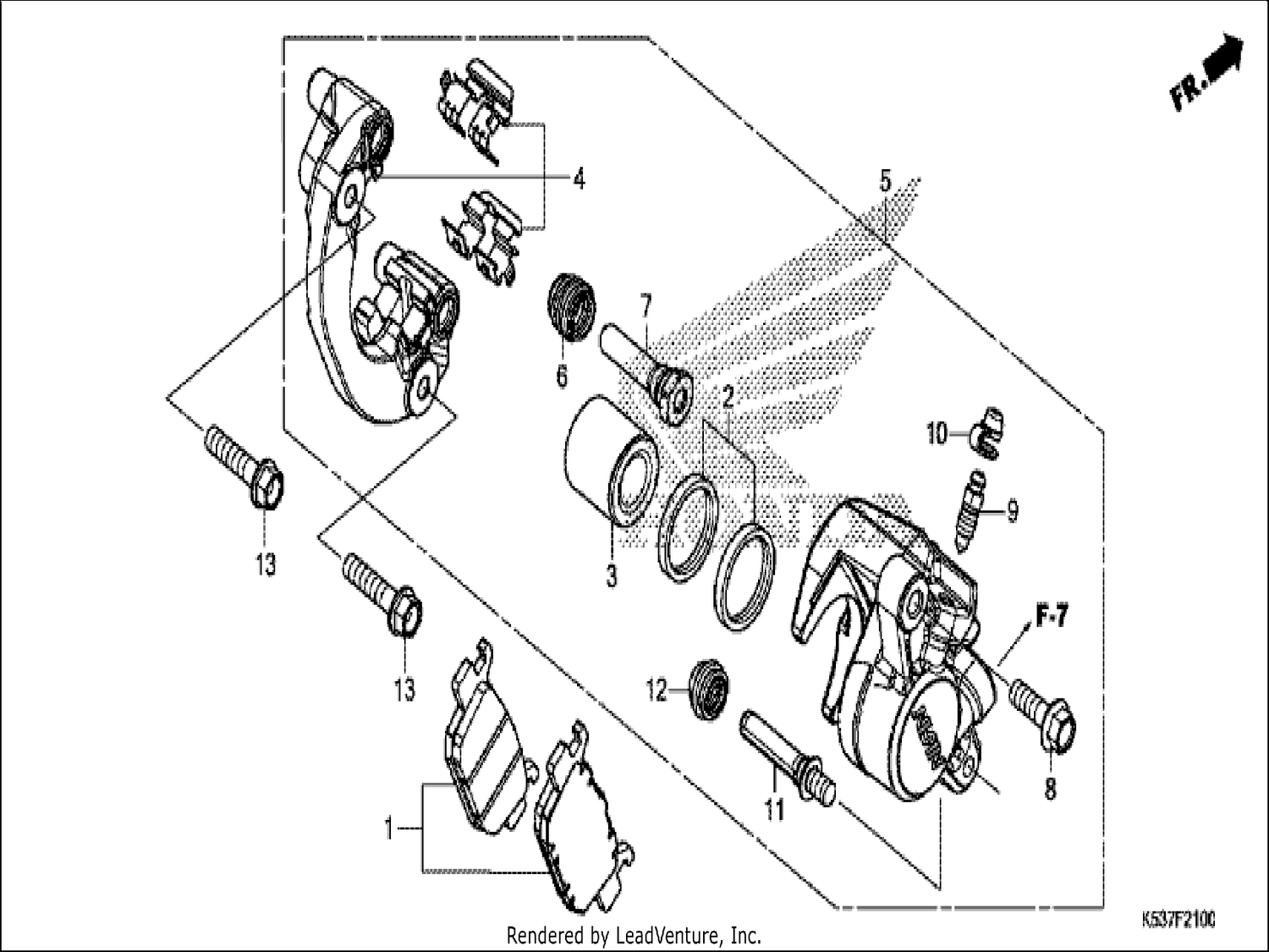  REAR BRAKE CALIPER