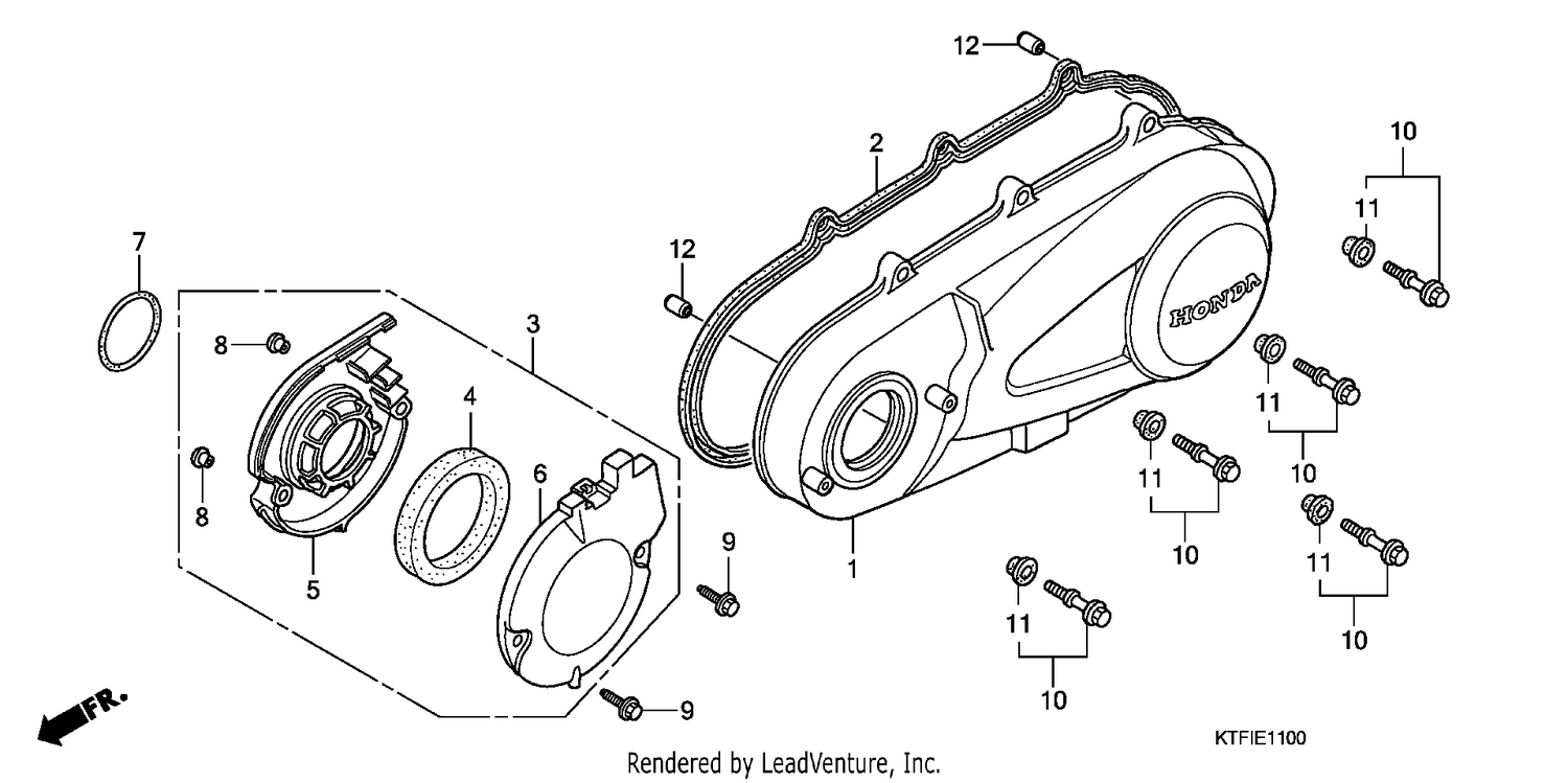 LEFT CRANKCASE COVER