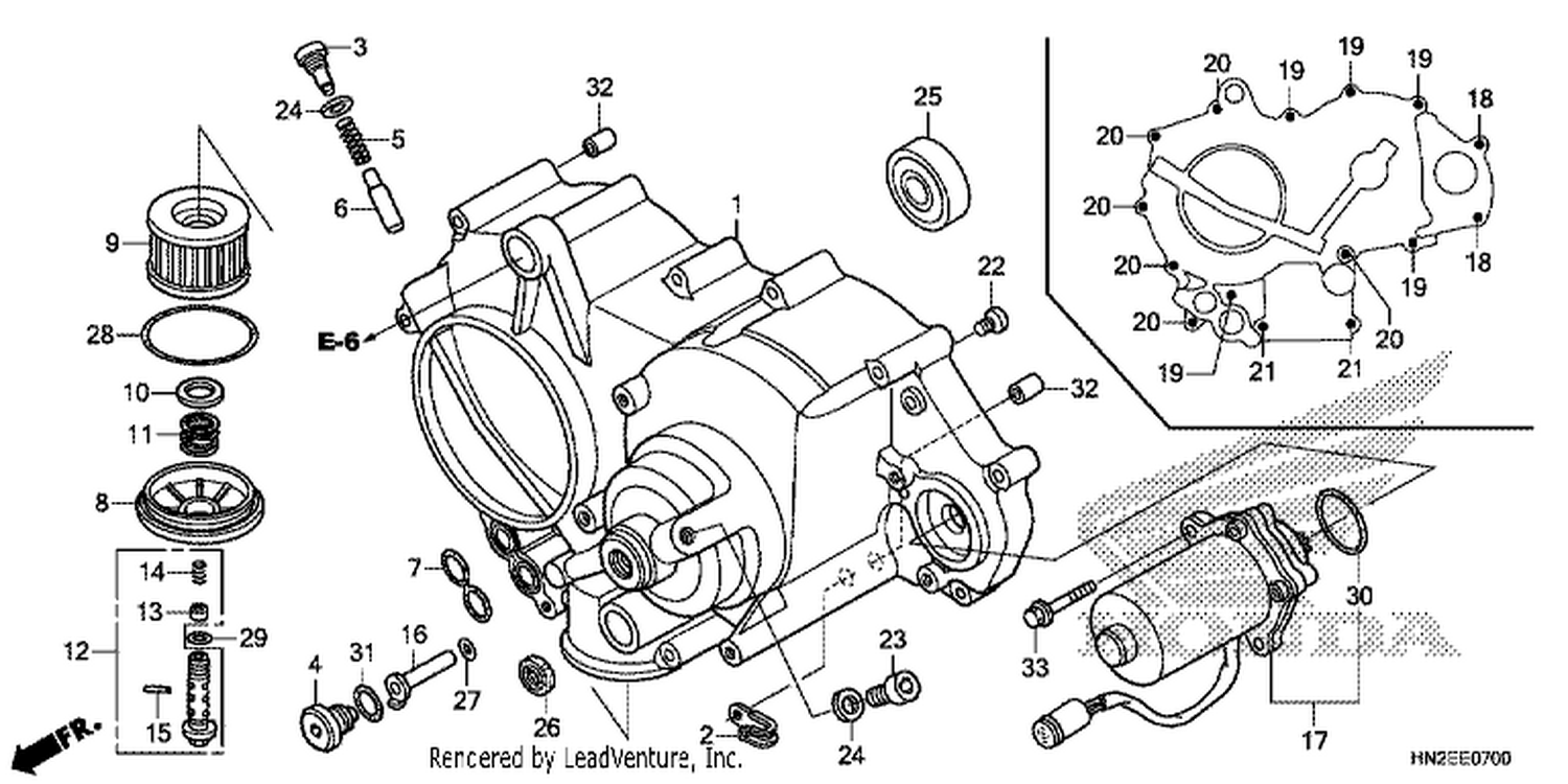  FRONT CRANKCASE COVER