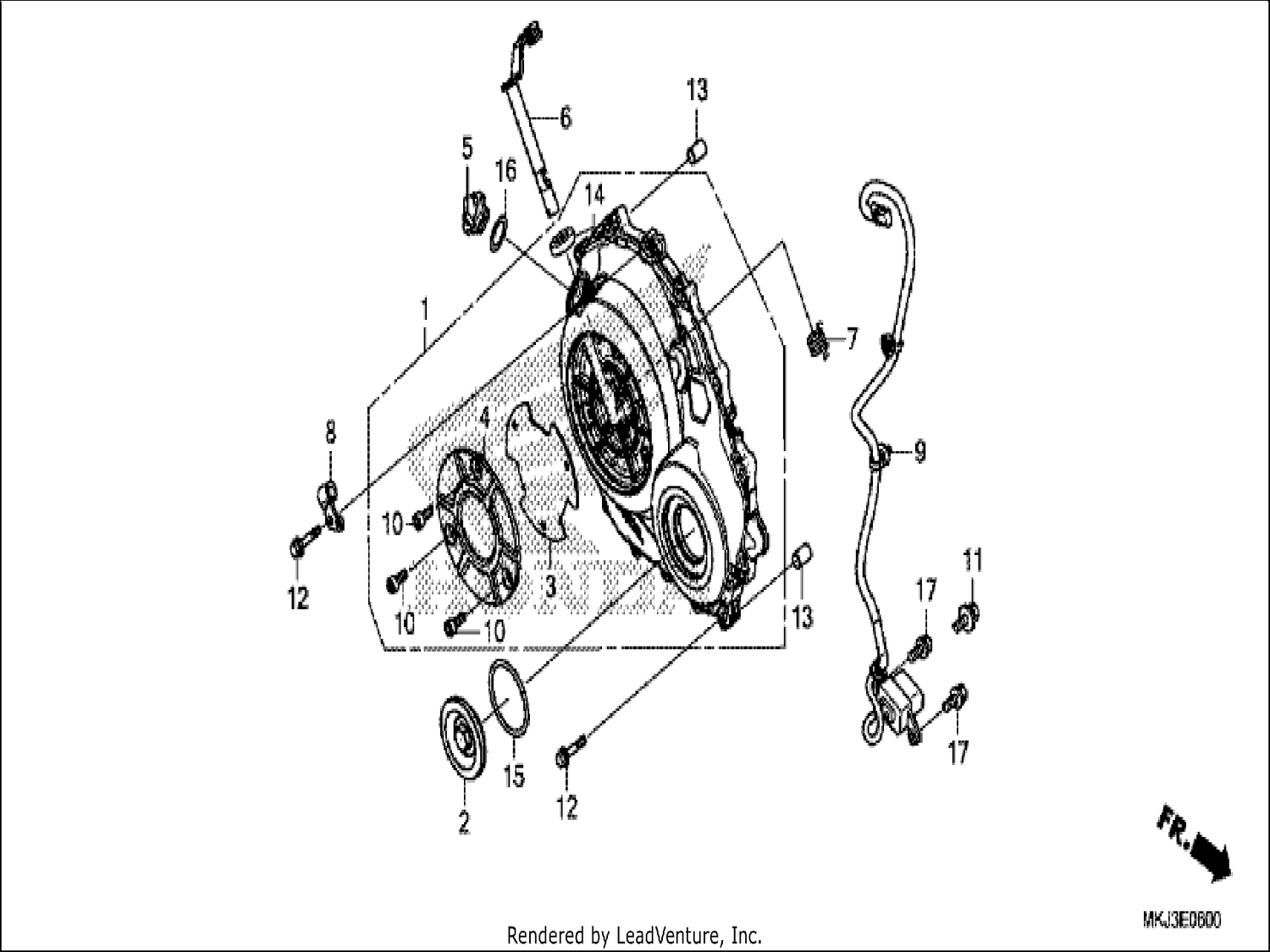  RIGHT CRANKCASE COVER
