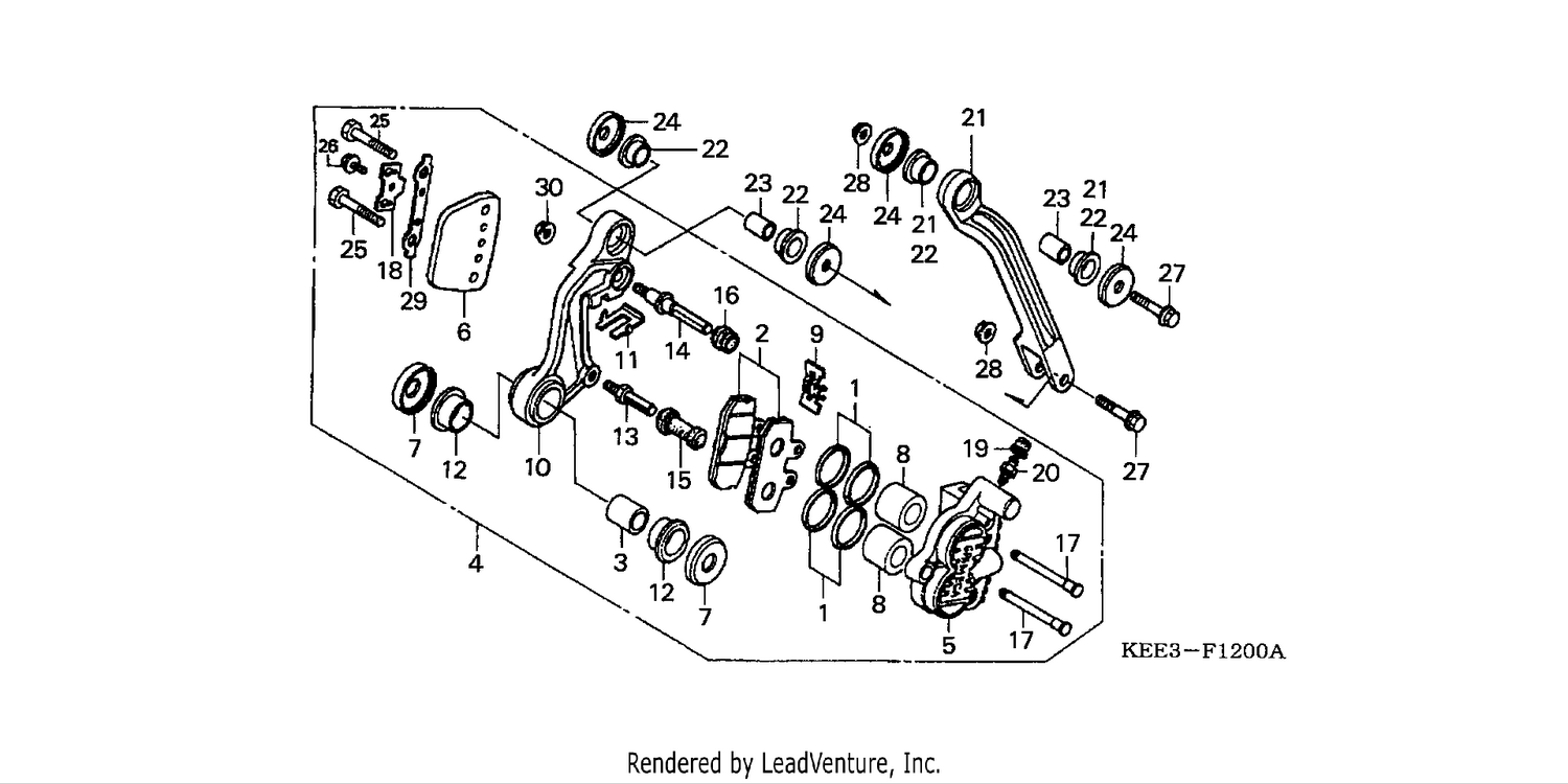 FRONT BRAKE CALIPER
