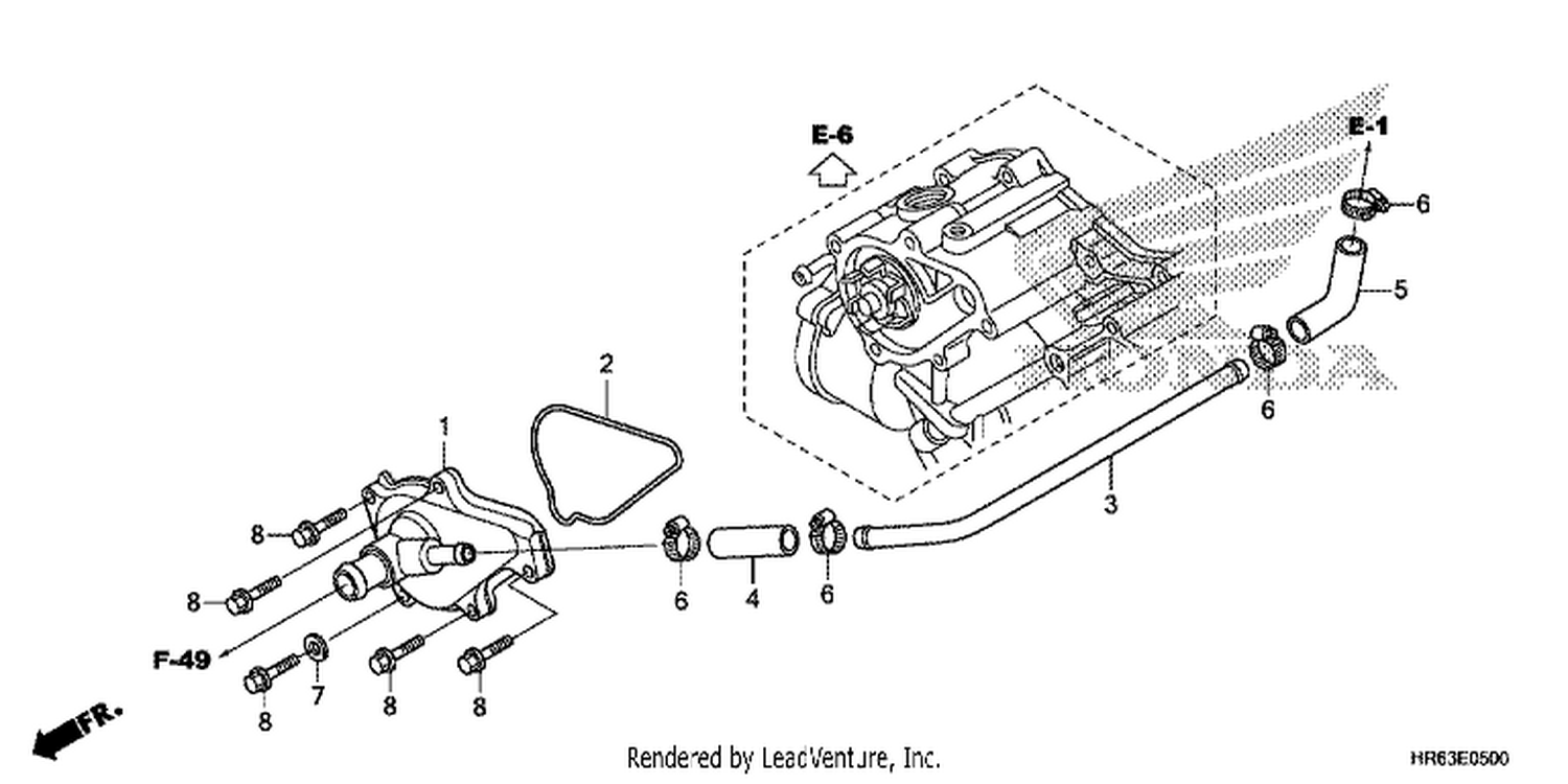  WATER PUMP COVER