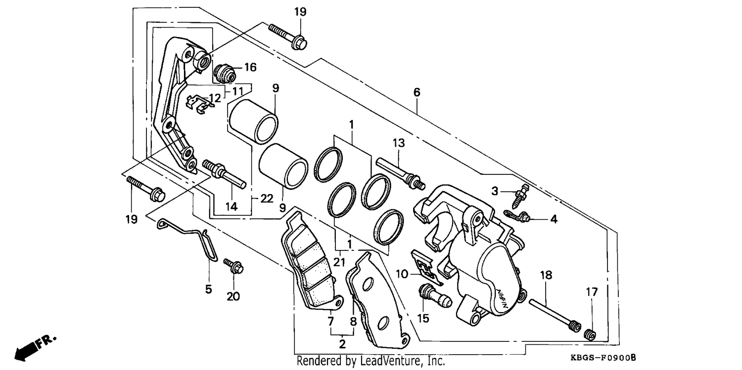 FRONT BRAKE CALIPER