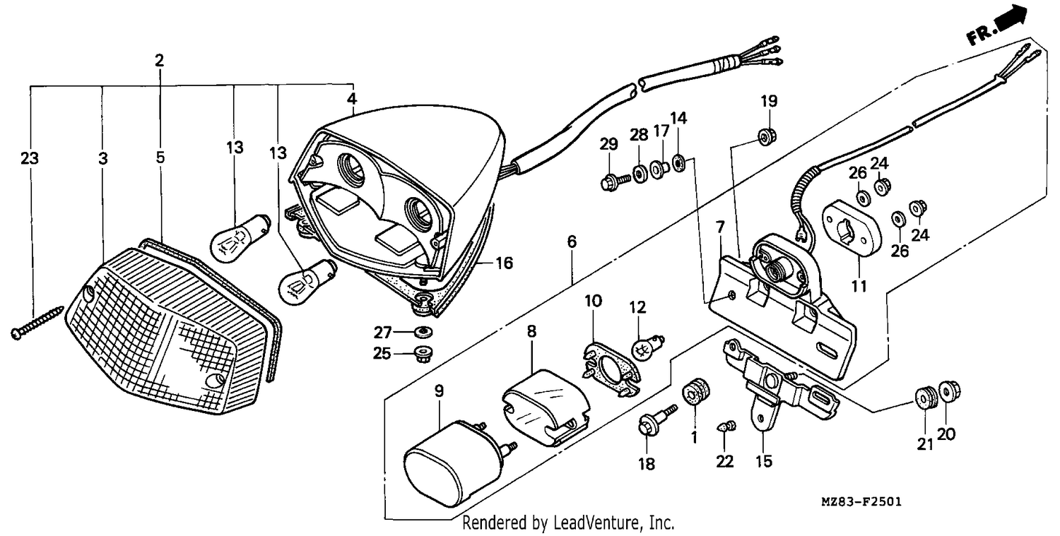 TAILLIGHT (NV400C/600C)