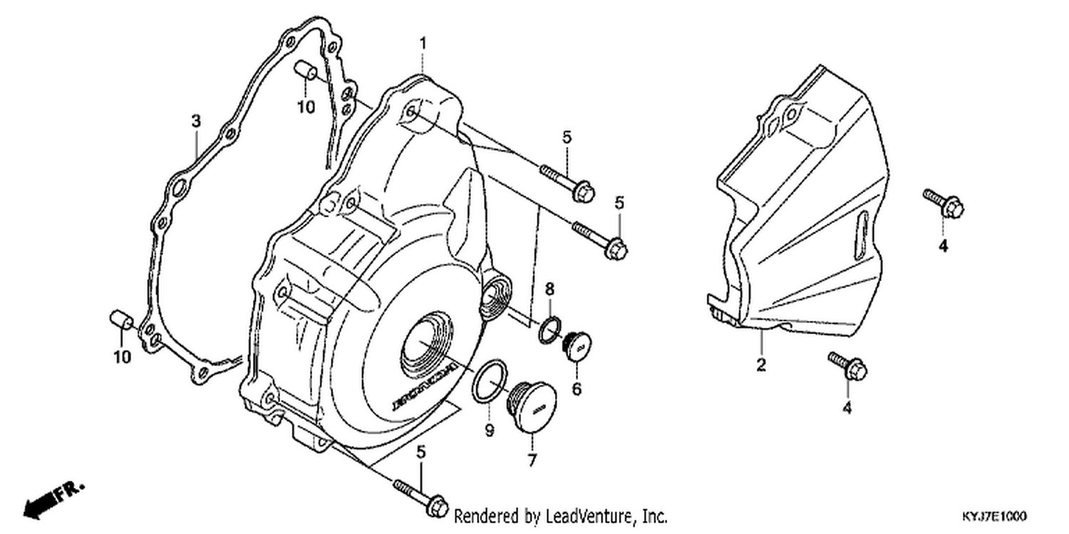  LEFT CRANKCASE COVER