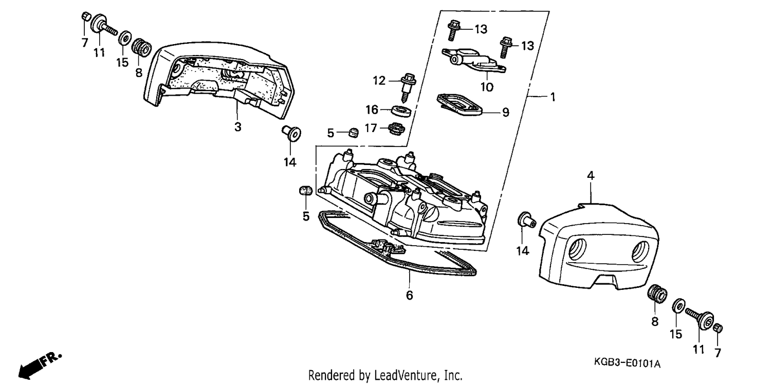 CYLINDER HEAD COVER (REAR)