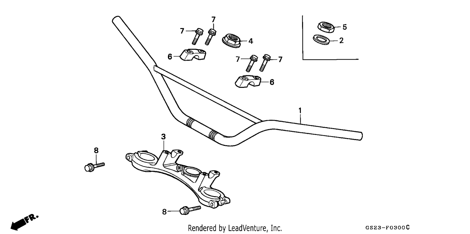 HANDLE PIPE/TOP BRIDGE