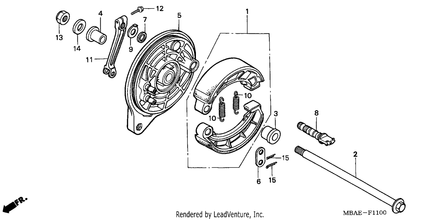 REAR BRAKE PANEL