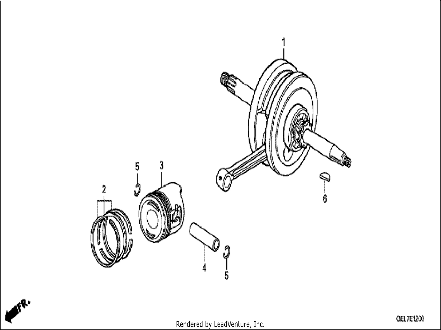  CRANKSHAFT/PISTON