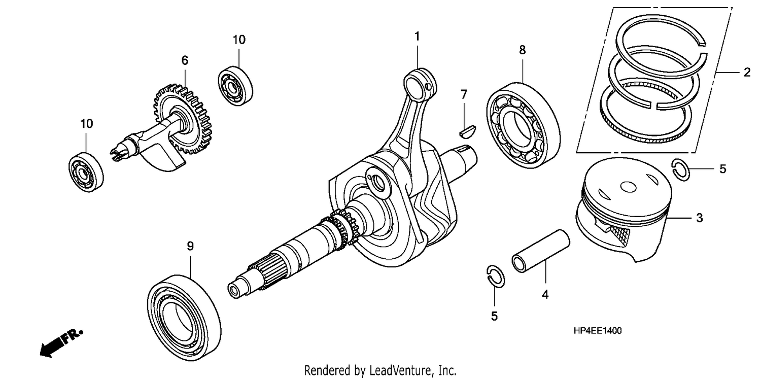CRANK SHAFT/PISTON