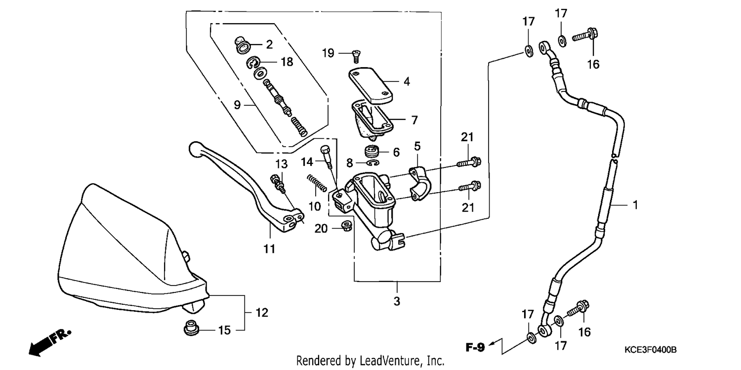 FR. BRAKE MASTER CYLINDER (CM)