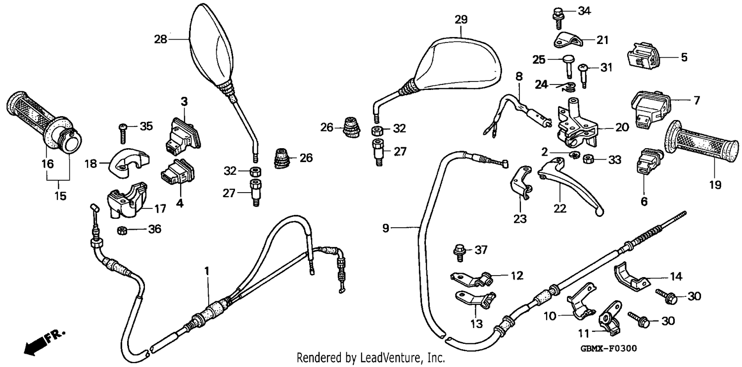 HANDLE LEVER/SWITCH/CABLE (1)