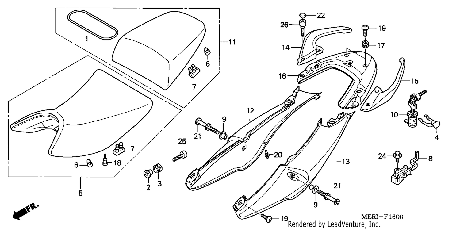 SEAT/SEAT COWL
