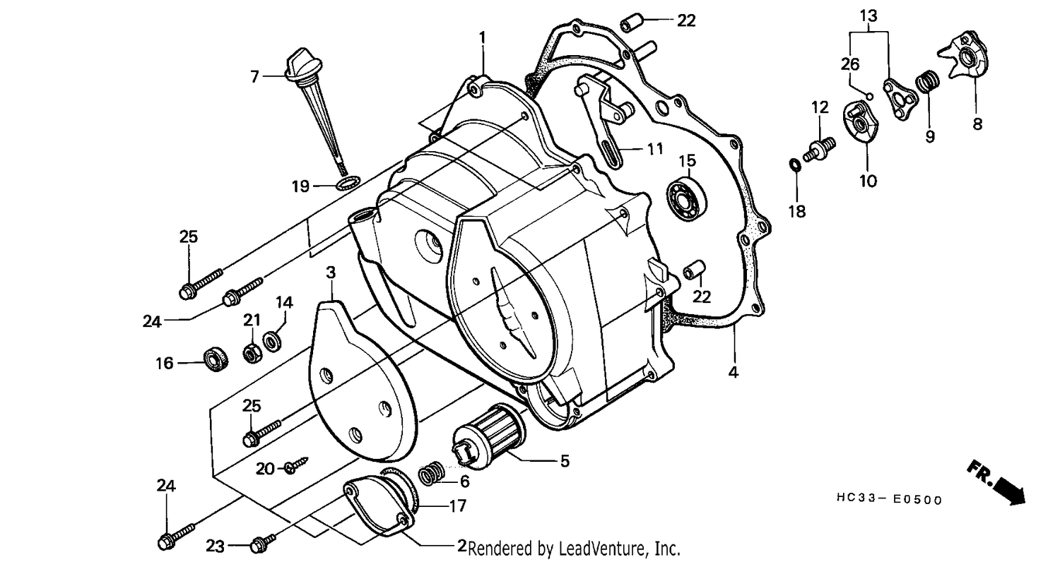 RIGHT CRANKCASE COVER