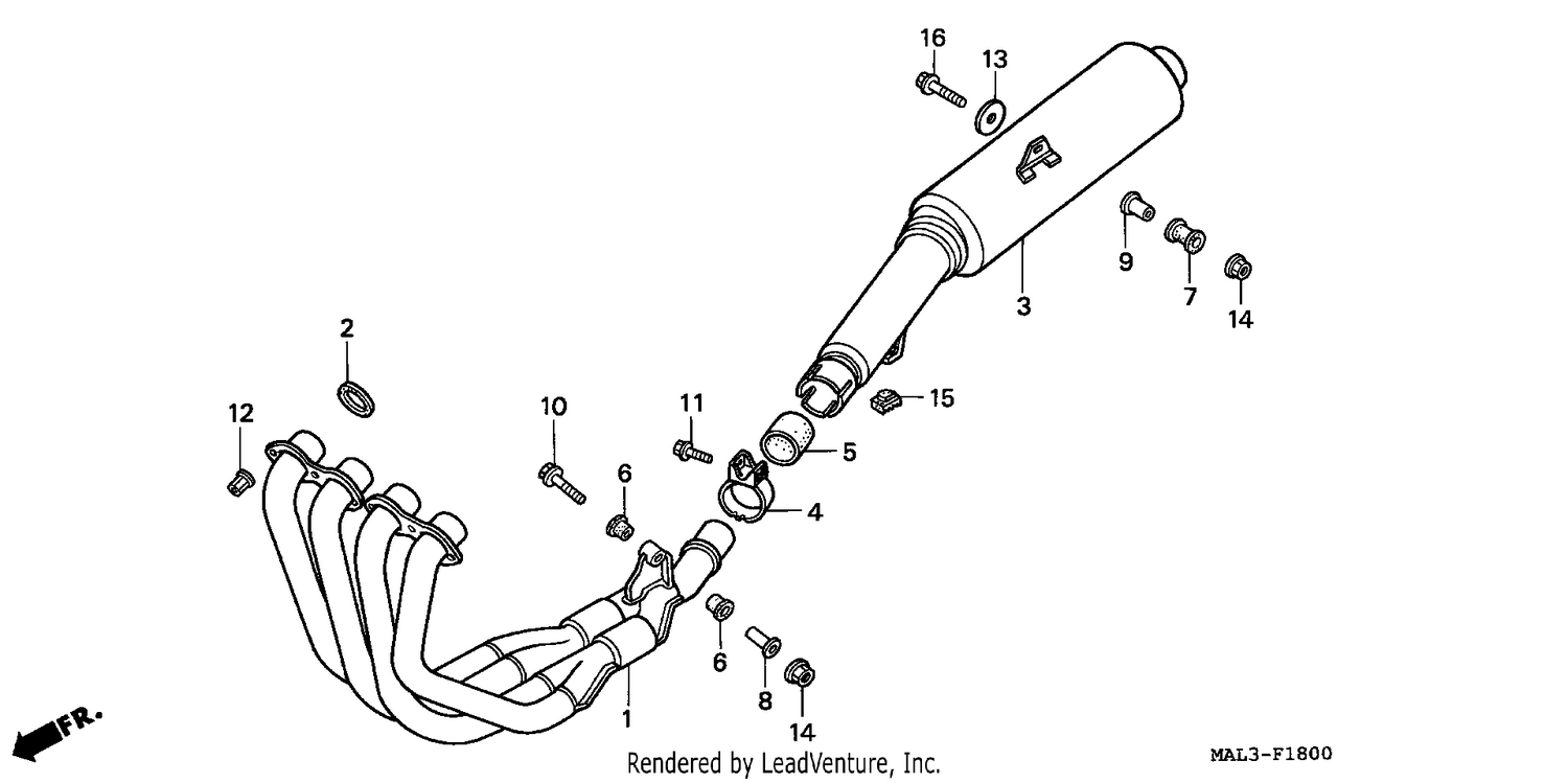 EXHAUST MUFFLER