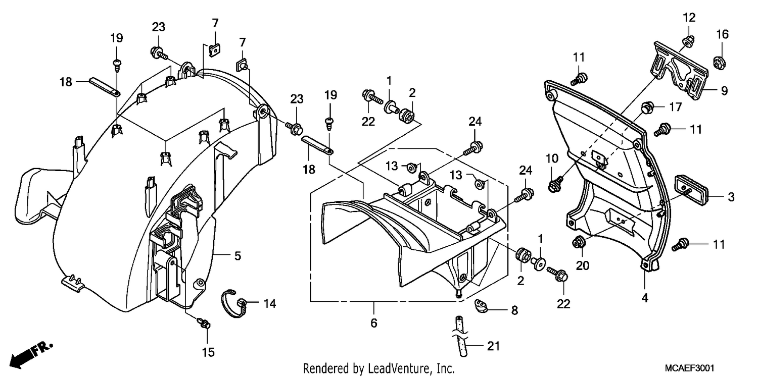 REAR FENDER (PREMIUM AUDI O)