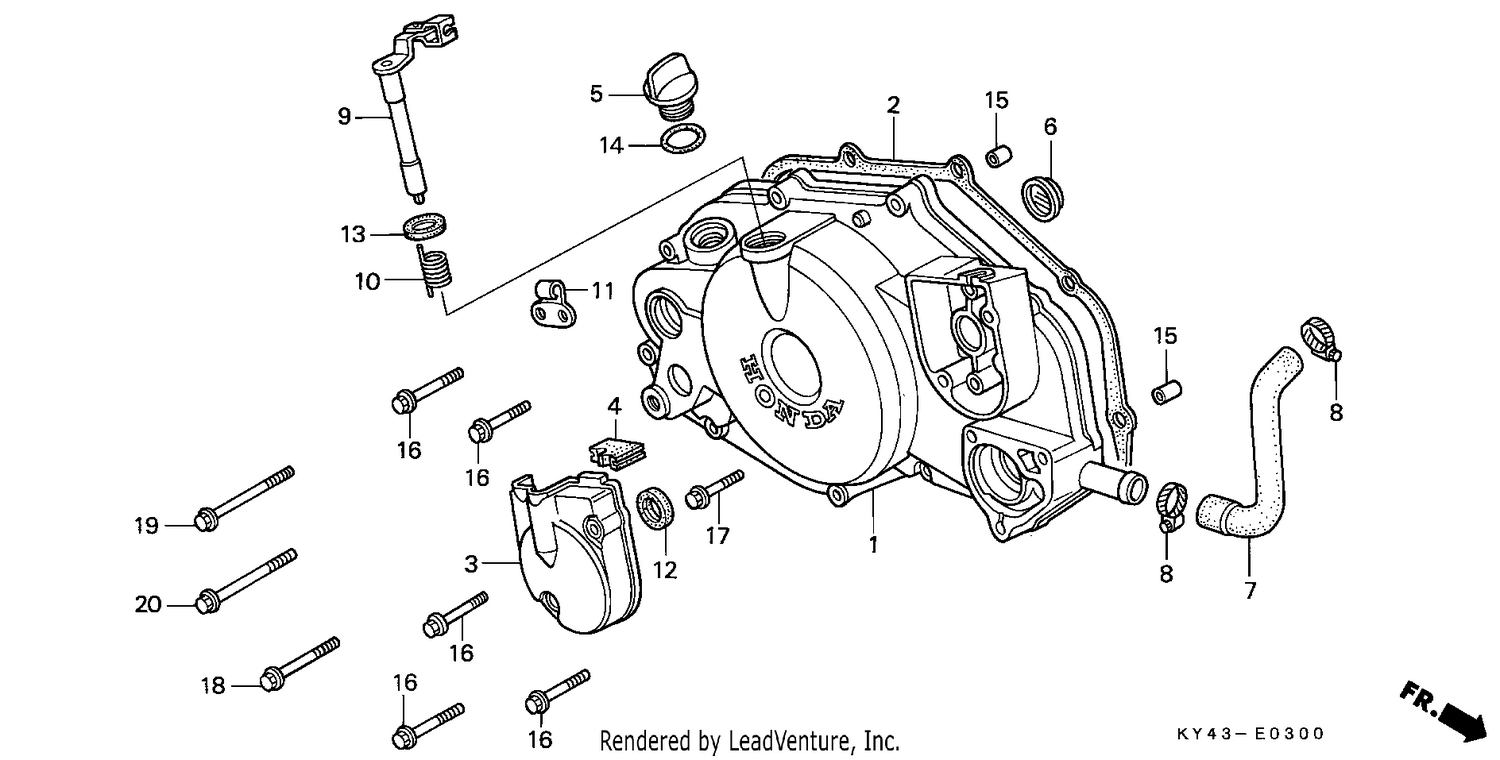 RIGHT CRANKCASE COVER