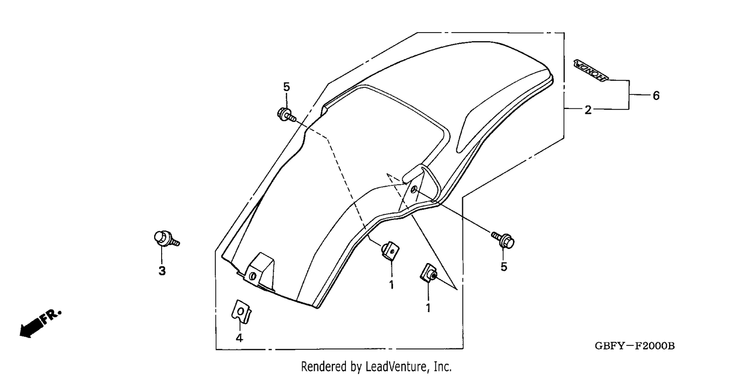 REAR FENDER
