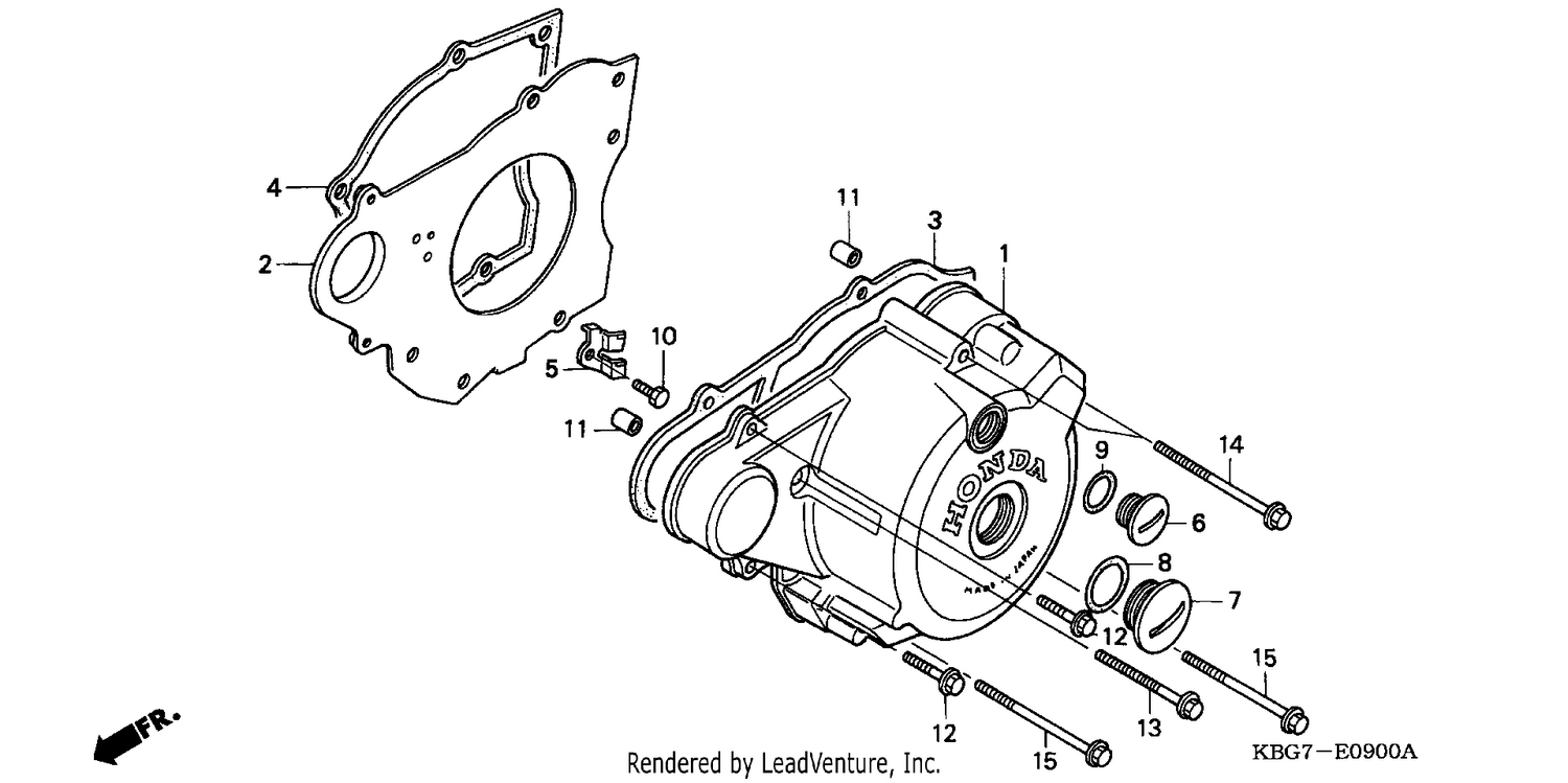 LEFT CRANKCASE COVER