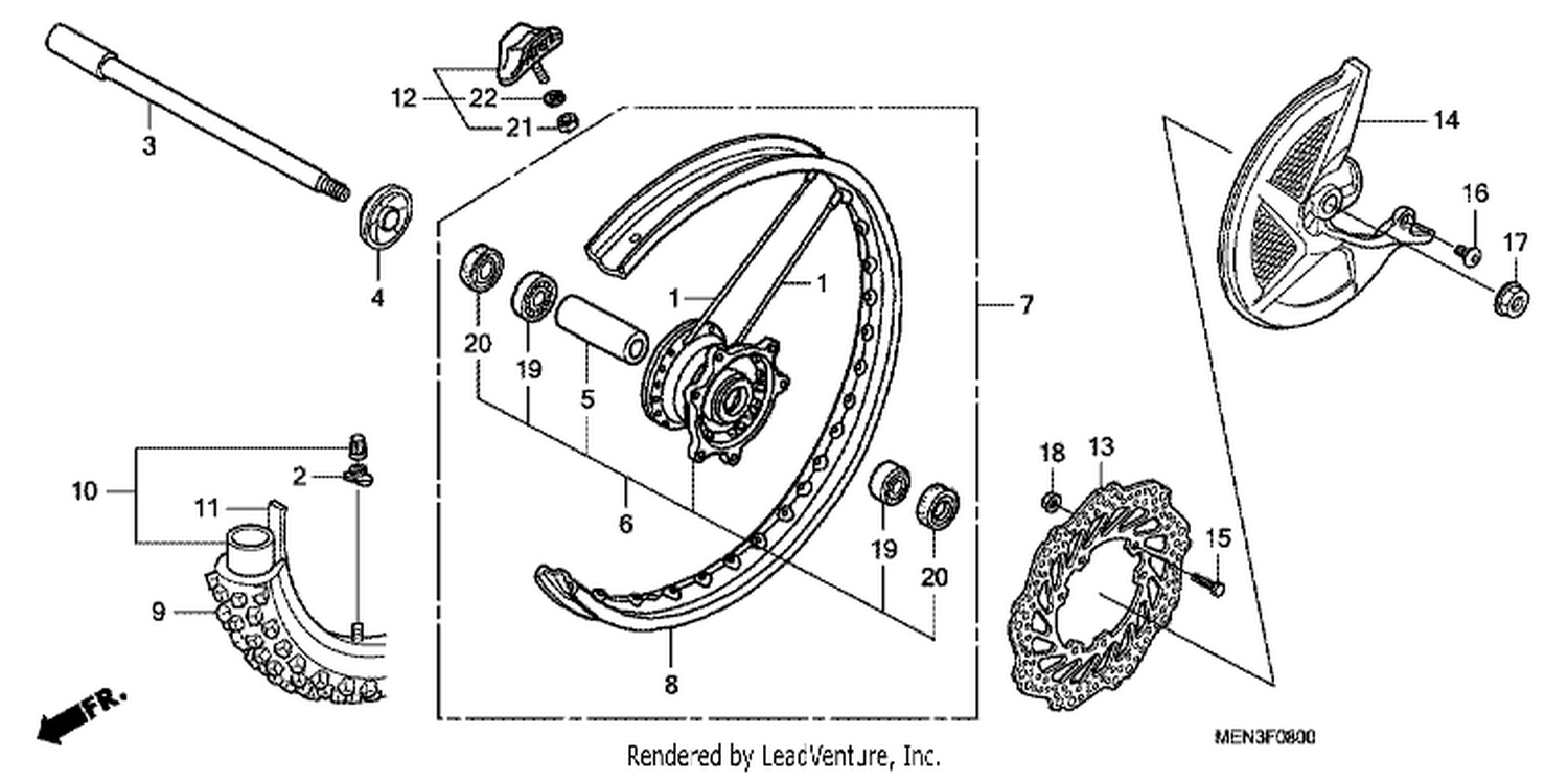  FRONT WHEEL