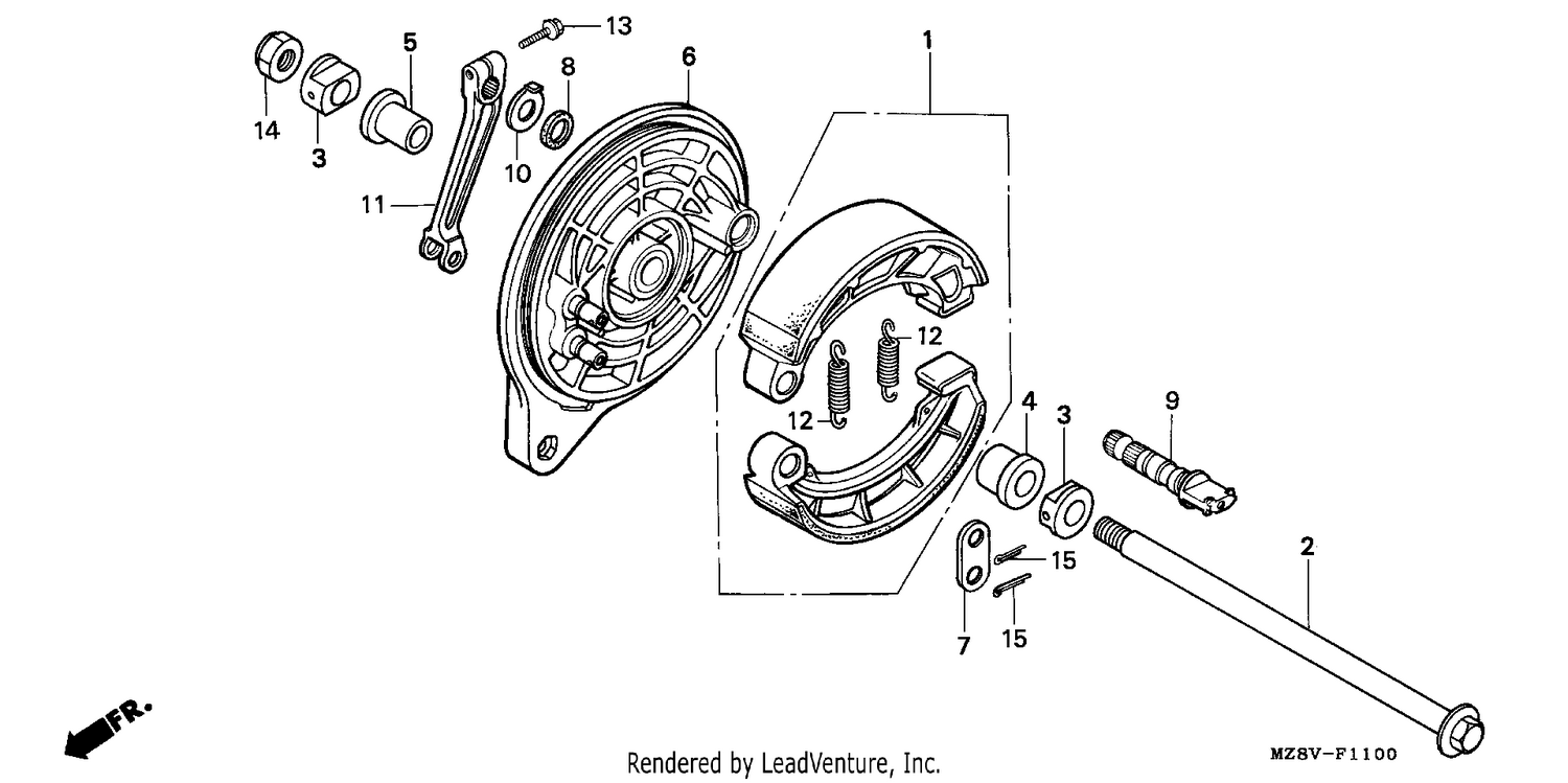 REAR BRAKE PANEL