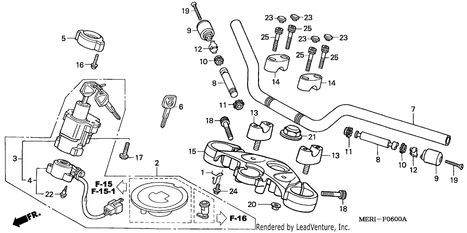 HANDLE PIPE/TOP BRIDGE