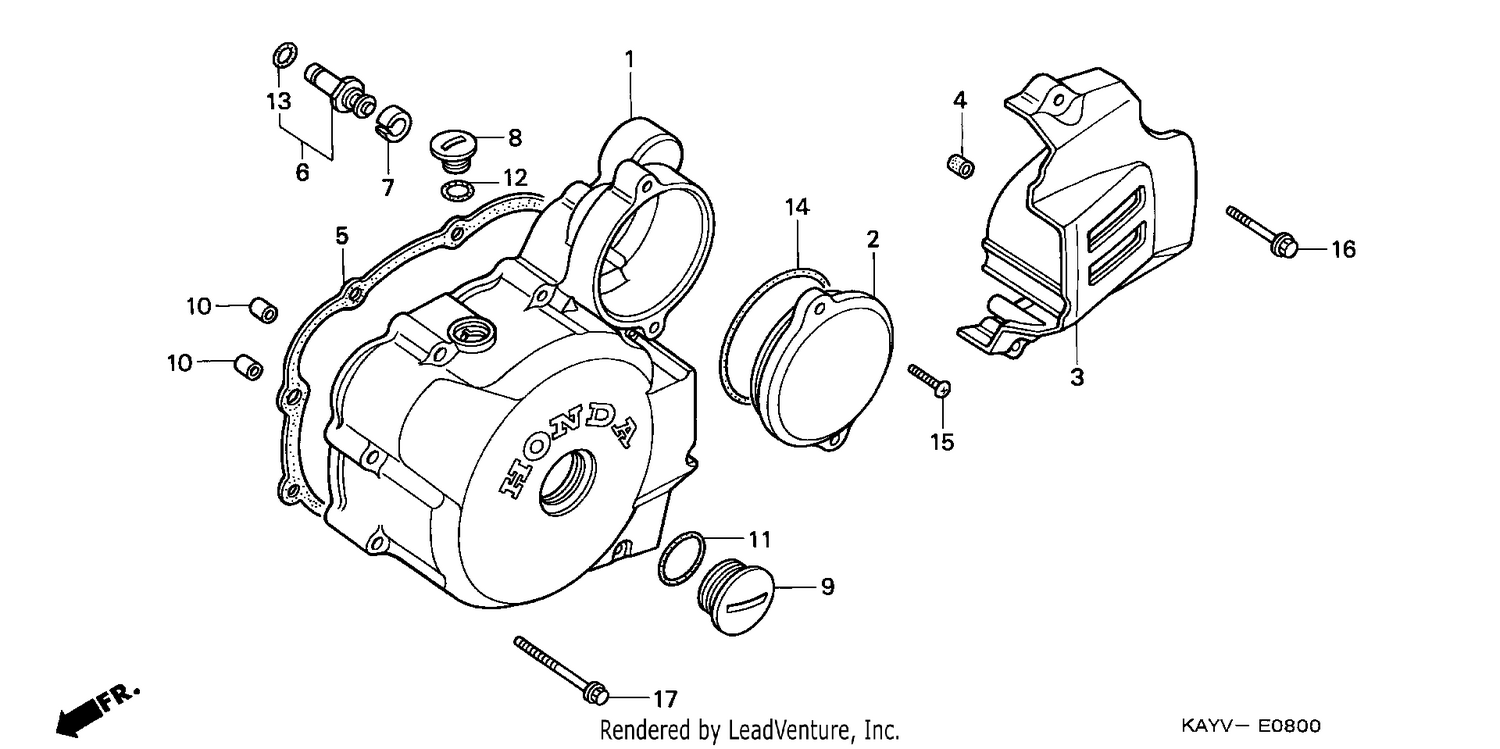 LEFT CRANKCASE COVER