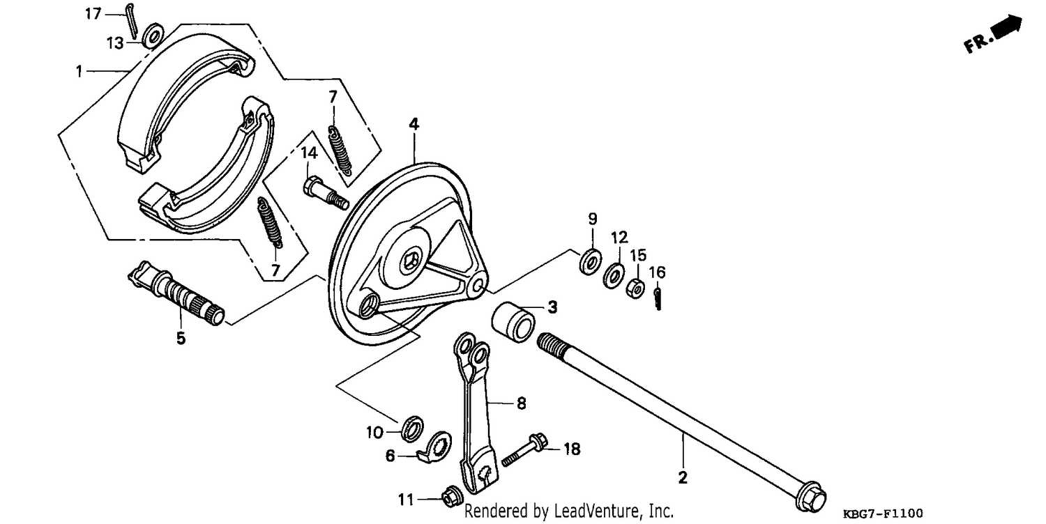REAR BRAKE PANEL