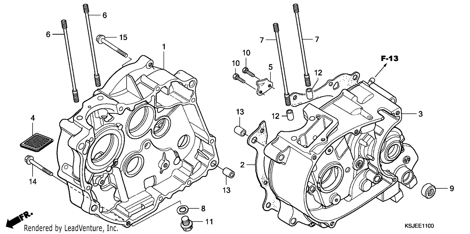 CRANKCASE (CRF80F)