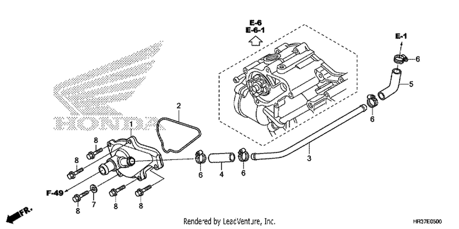  WATER PUMP COVER