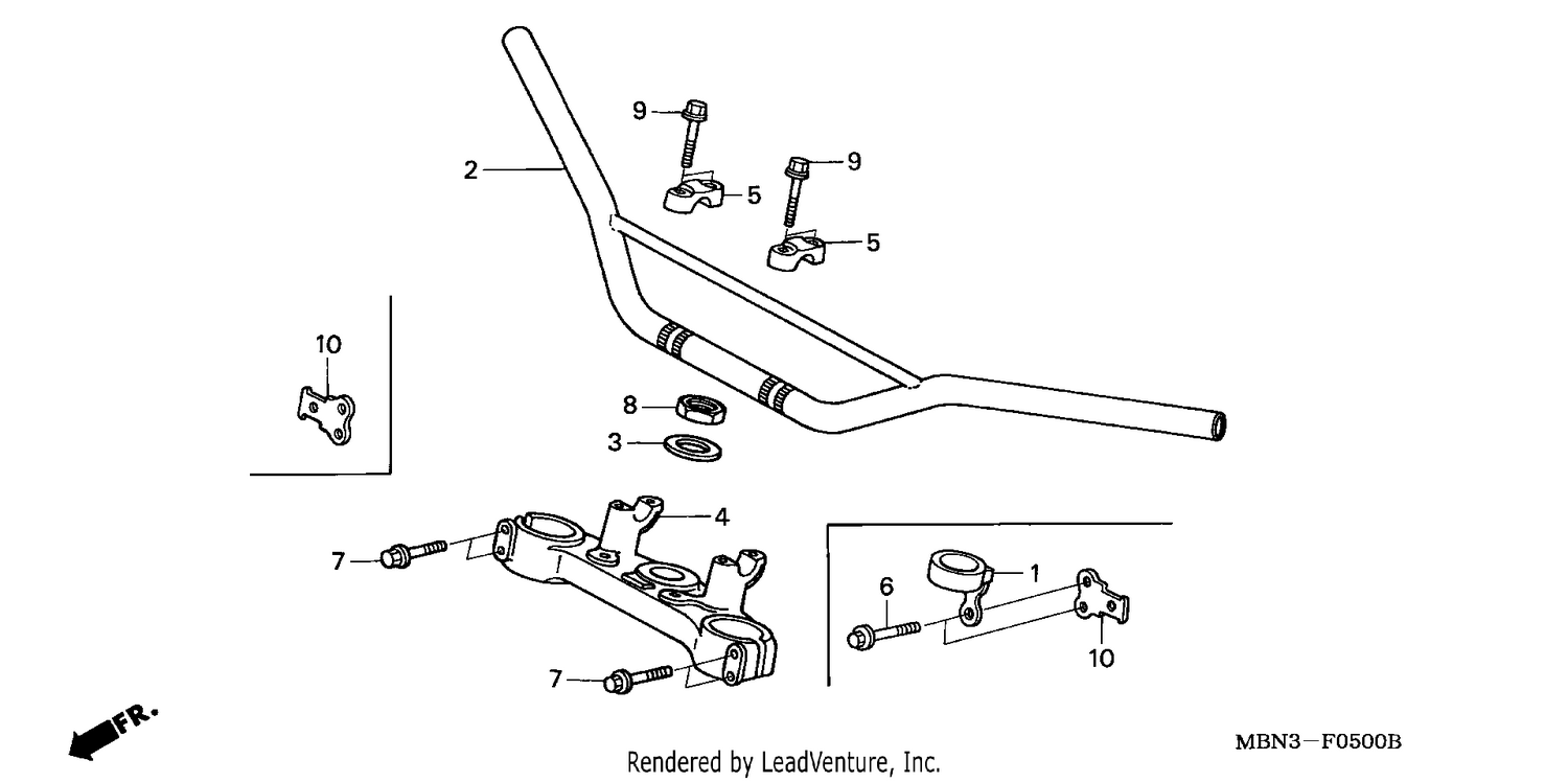 HANDLE PIPE/TOP BRIDGE