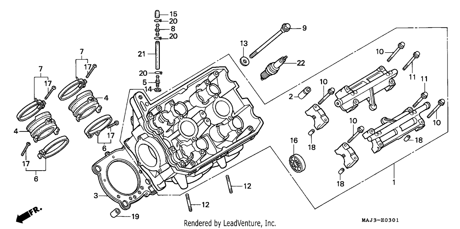 LEFT CYLINDER HEAD