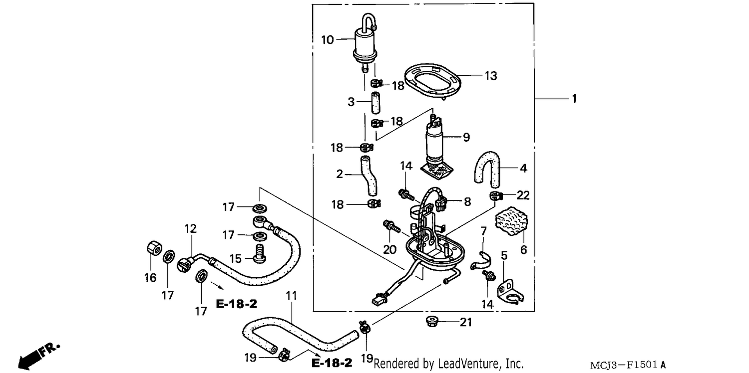 FUEL PUMP (CBR900RR2,3)