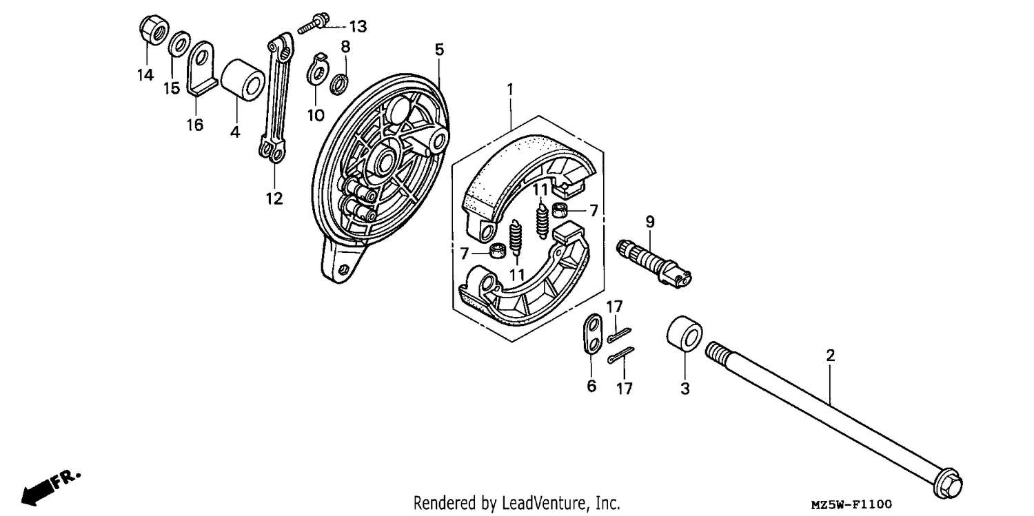 REAR BRAKE PANEL