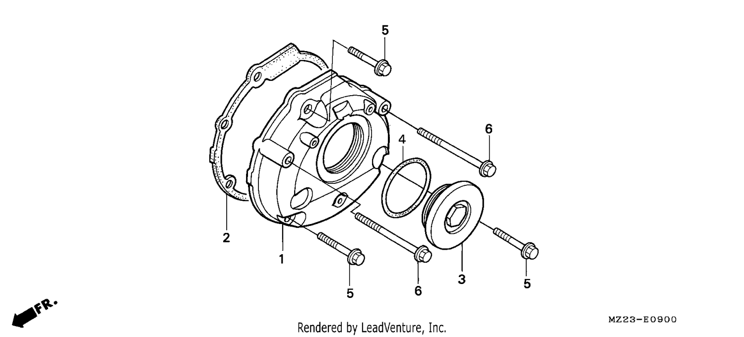 LEFT CRANKCASE COVER